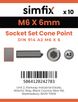 Simfix product label - 914A206006-D