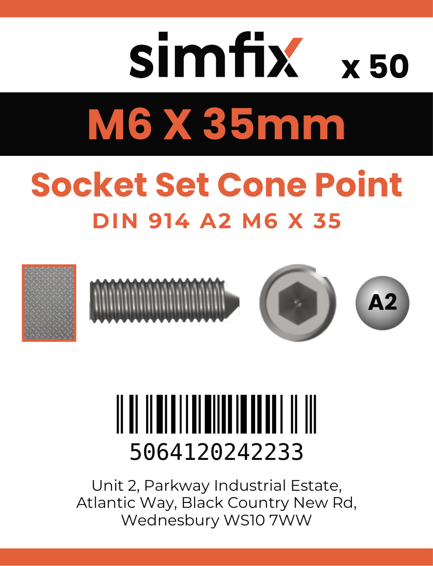 Simfix product label - 914A206035-T