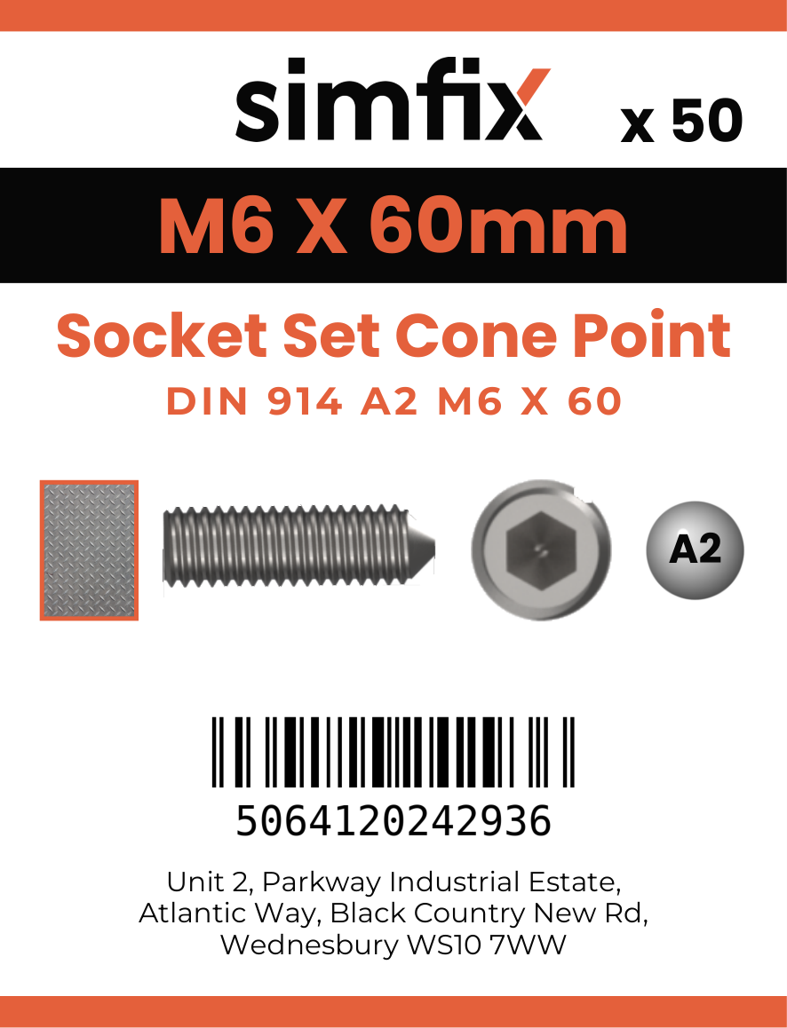 Simfix product label - 914A206060-T