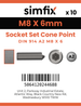 Simfix product label - 914A208006-D