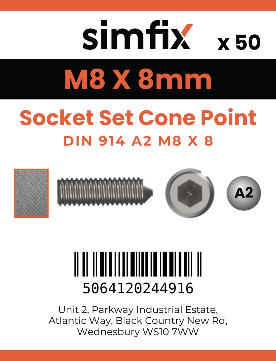 Simfix product label - 914A208008-T