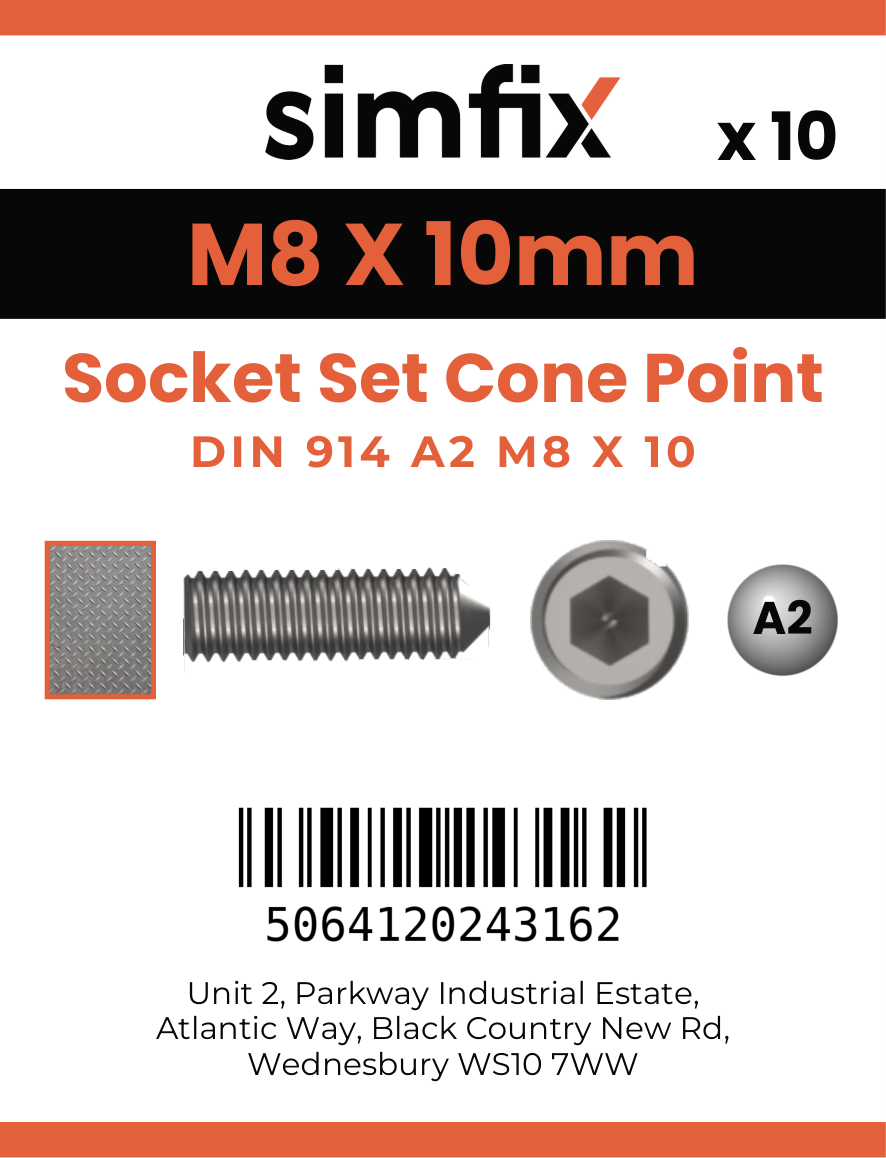 Simfix product label - 914A208010-D