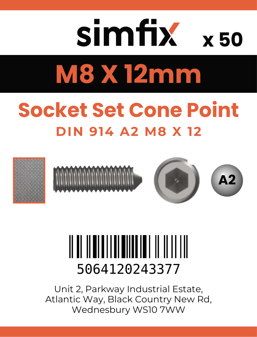 Simfix product label - 914A208012-T