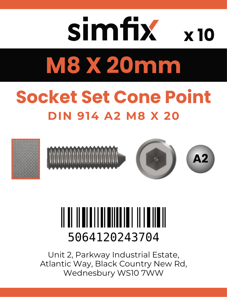 Simfix product label - 914A208020-D