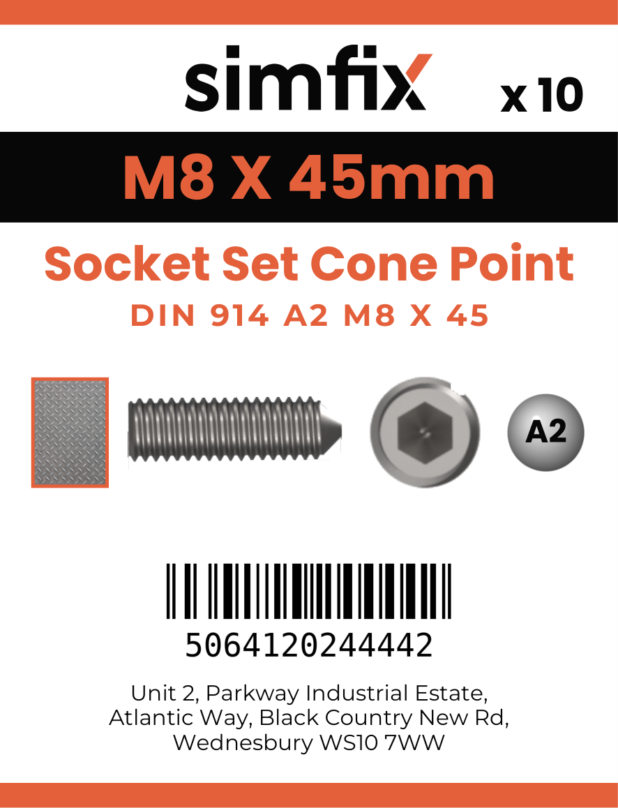 Simfix product label - 914A208045-D