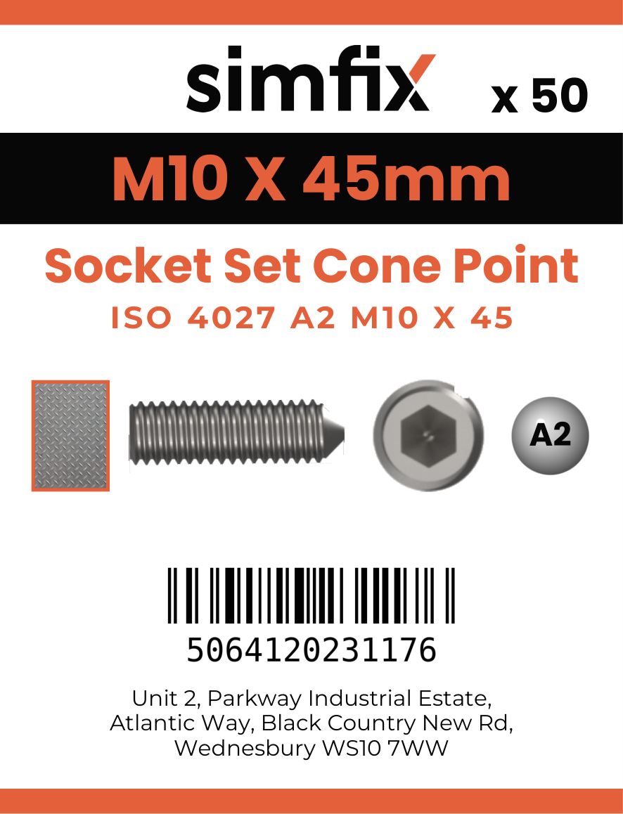 Simfix product label - 914A210045-T