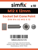 Simfix product label - 914A212012-D