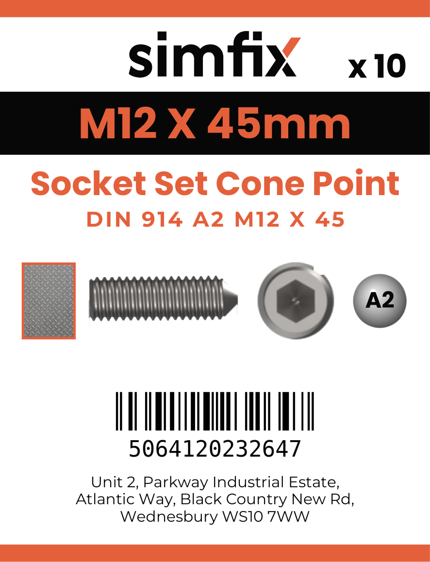 Simfix product label - 914A212045-D