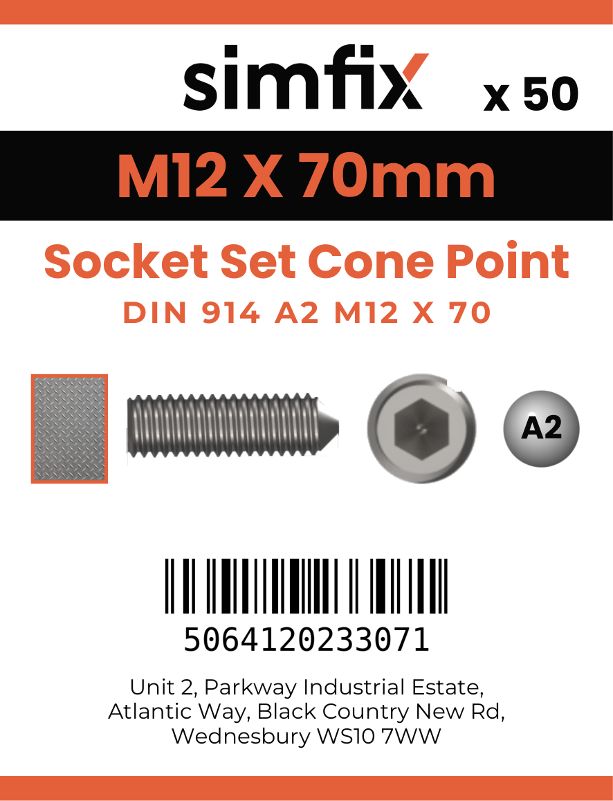 Simfix product label - 914A212070-T