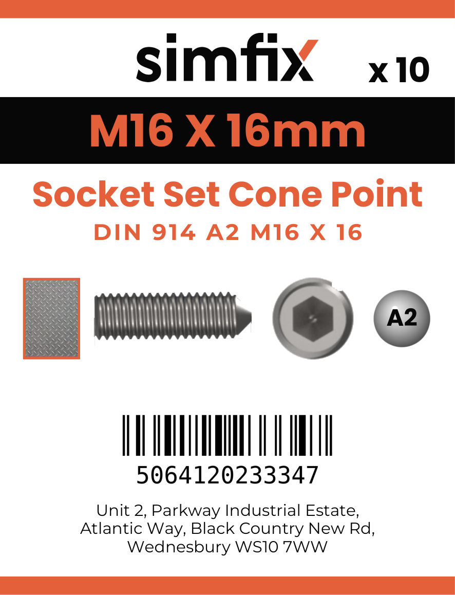 Simfix product label - 914A216016-D