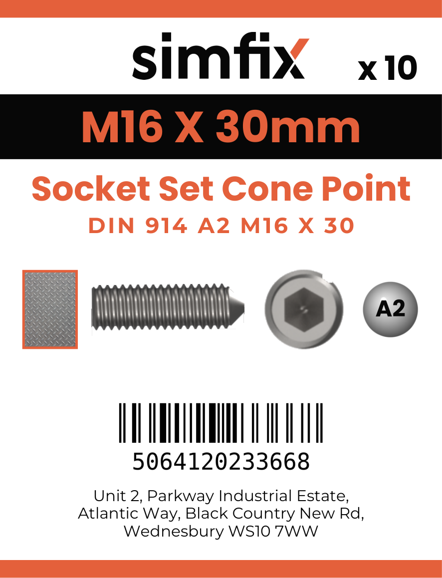 Simfix product label - 914A216030-D