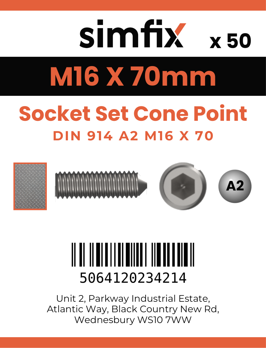Simfix product label - 914A216070-T