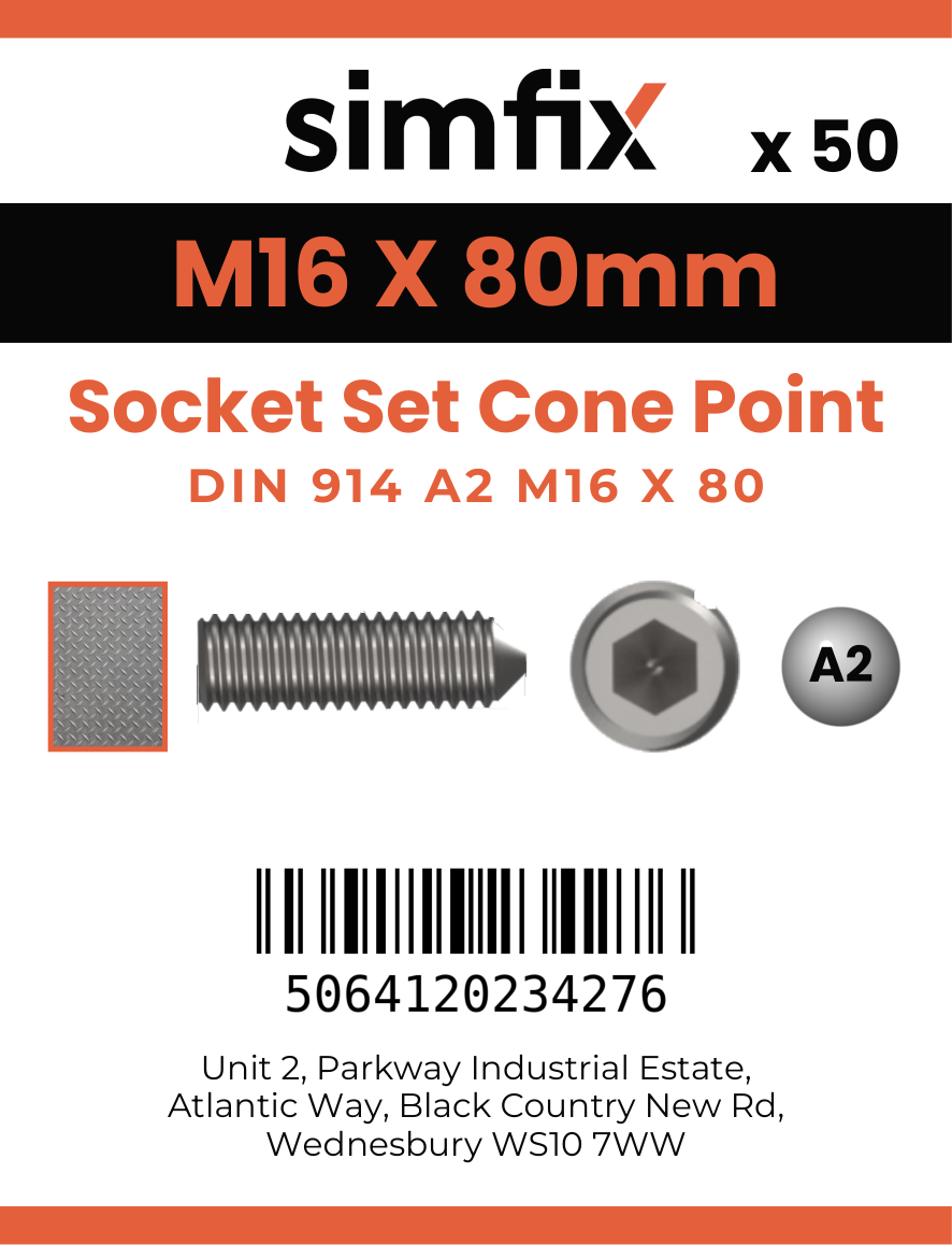Simfix product label - 914A216080-T