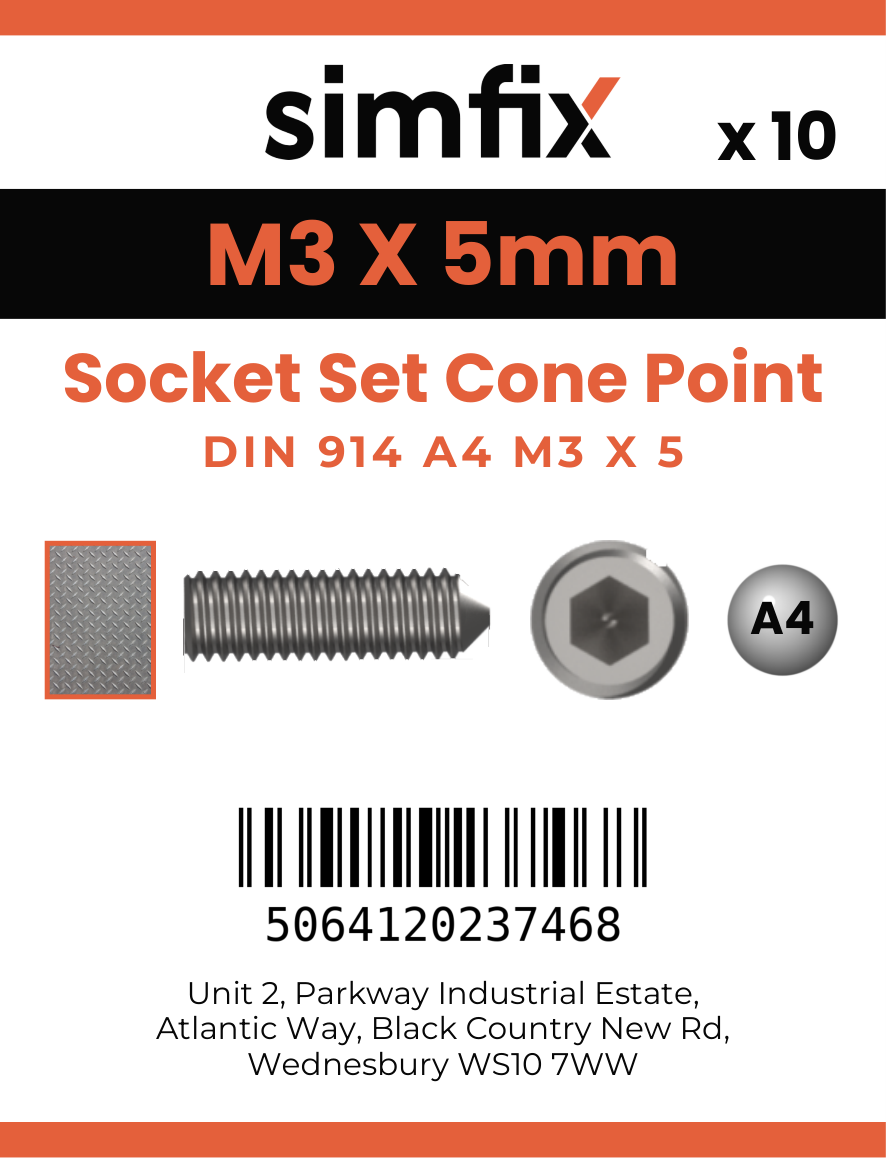 Simfix product label - 914A403005-D