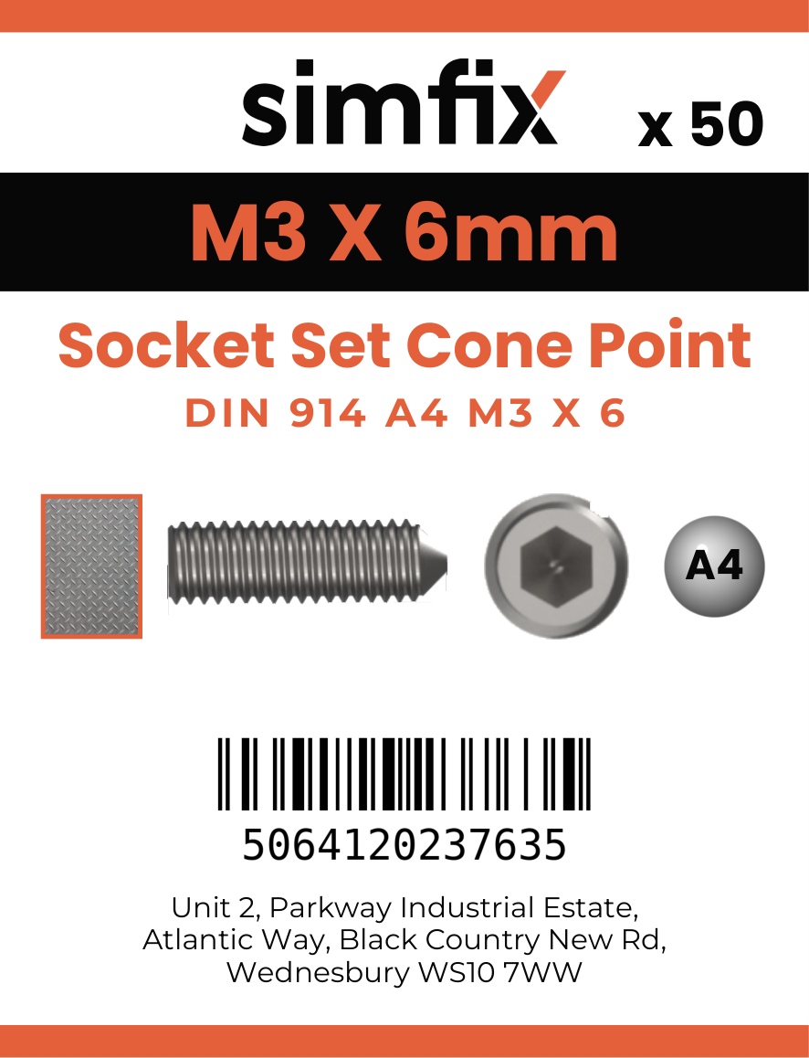 Simfix product label - 914A403006-T