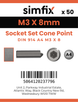 Simfix product label - 914A403008-T