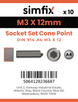 Simfix product label - 914A403012-D