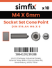Simfix product label - 914A404006-D