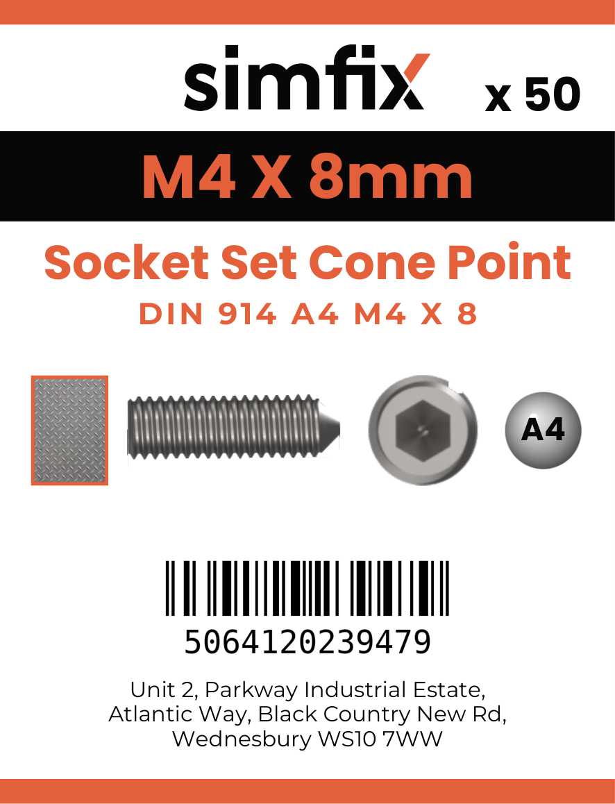 Simfix product label - 914A404008-T