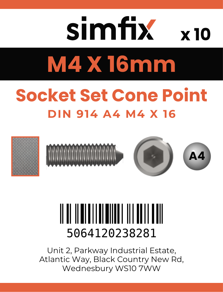 Simfix product label - 914A404016-D