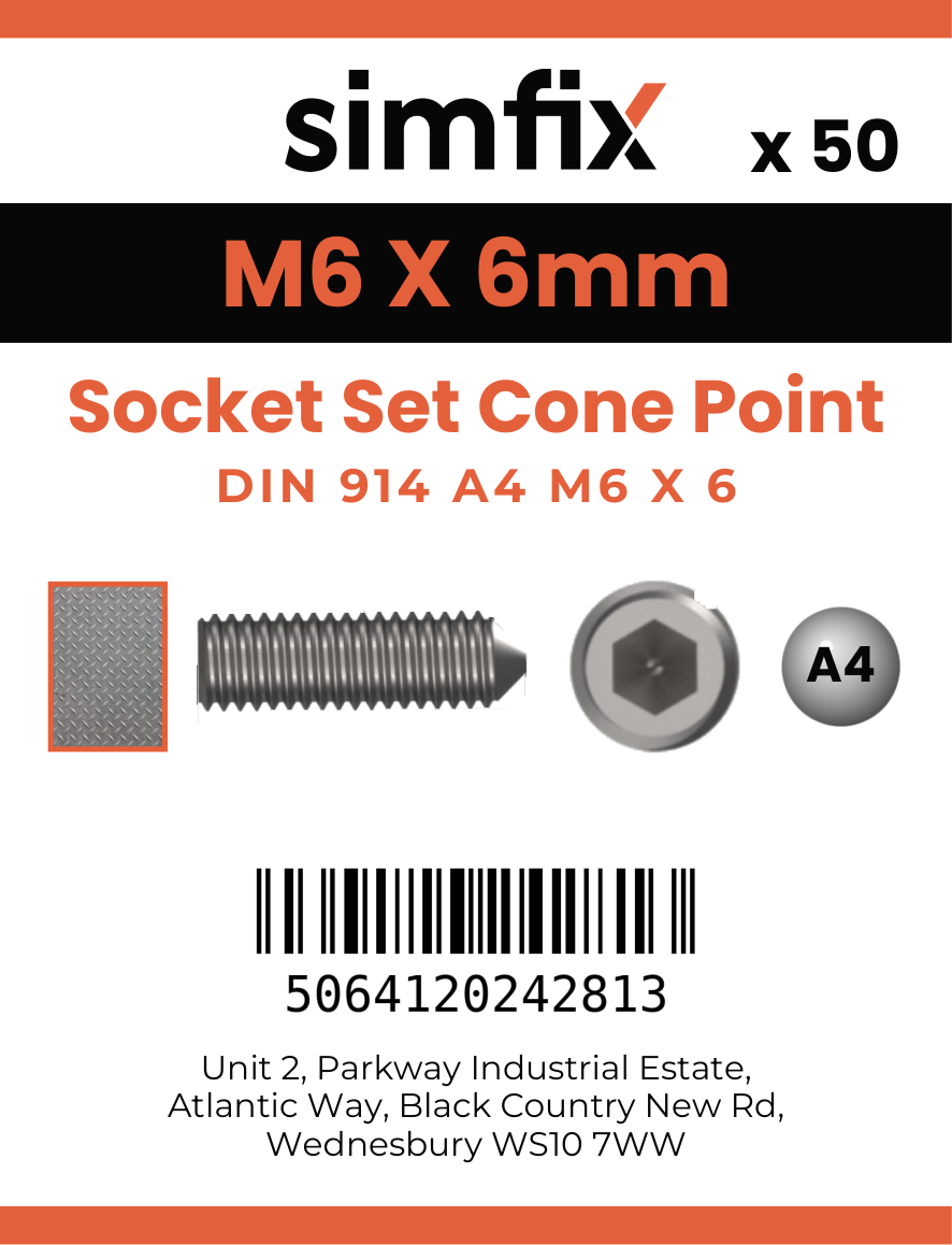 Simfix product label - 914A406006-T