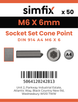 Simfix product label - 914A406006-T