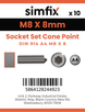 Simfix product label - 914A408008-D