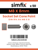 Simfix product label - 914A408008-T