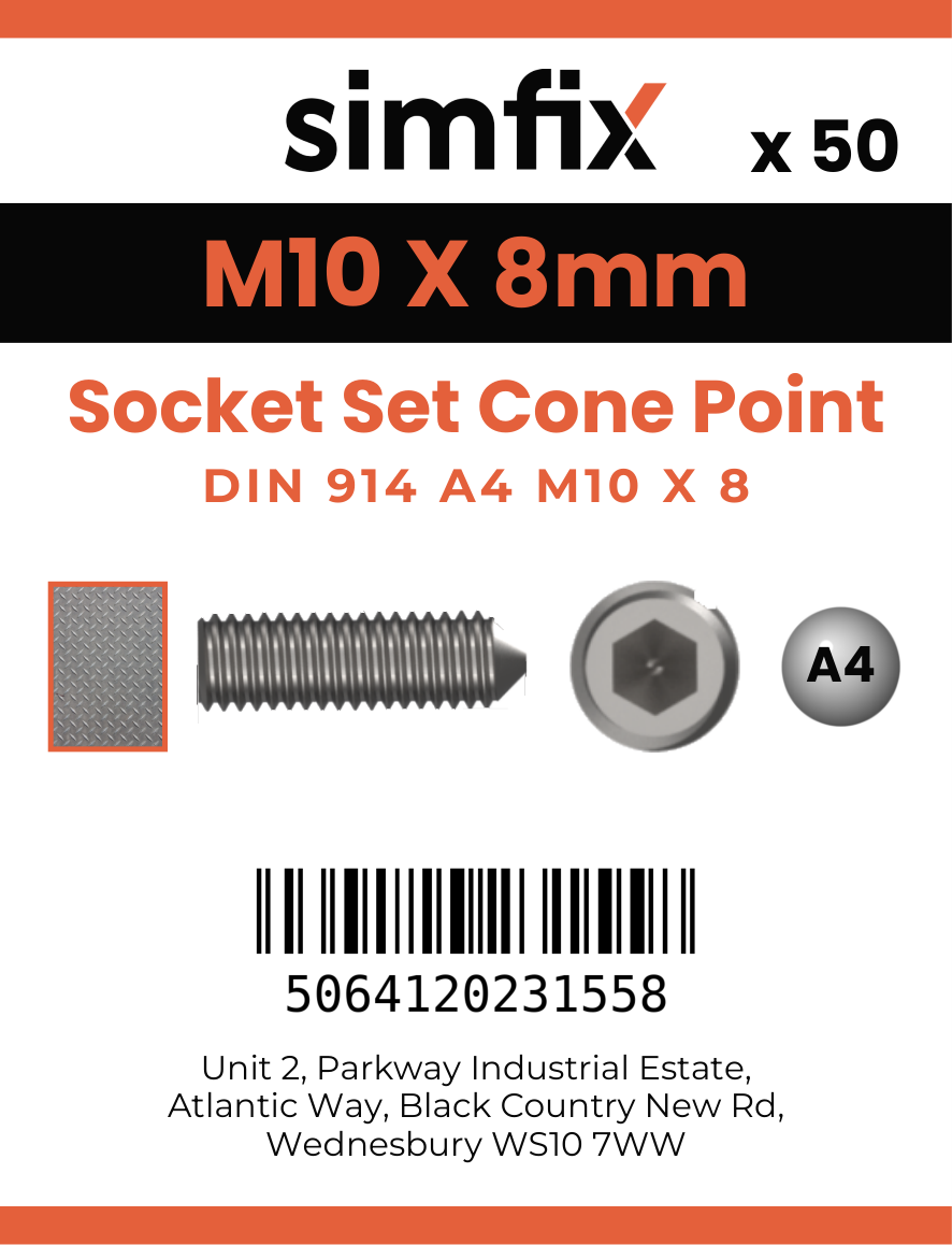 Simfix product label - 914A410008-T