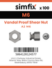 Simfix product label - 9150A206-T