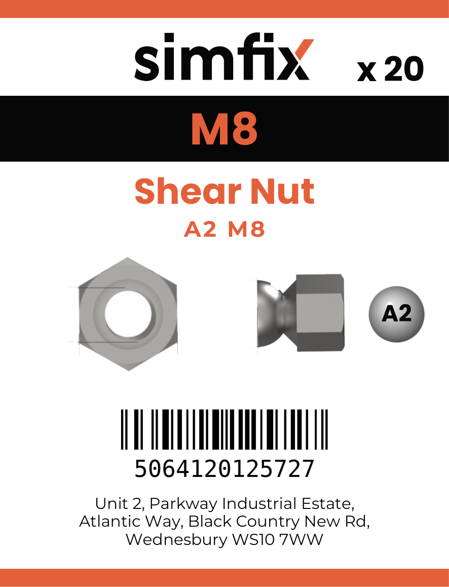 Simfix product label - 9150A208-D
