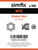 Simfix product label - 9150A212-T