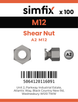 Simfix product label - 9150A212-T