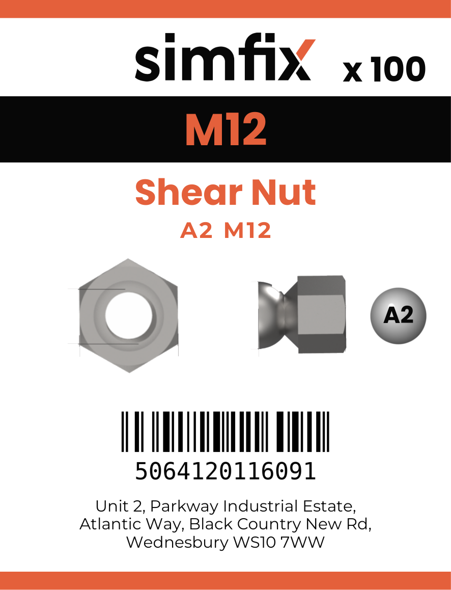 Simfix product label - 9150A212-T