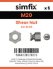 Simfix product label - 9150A220-D