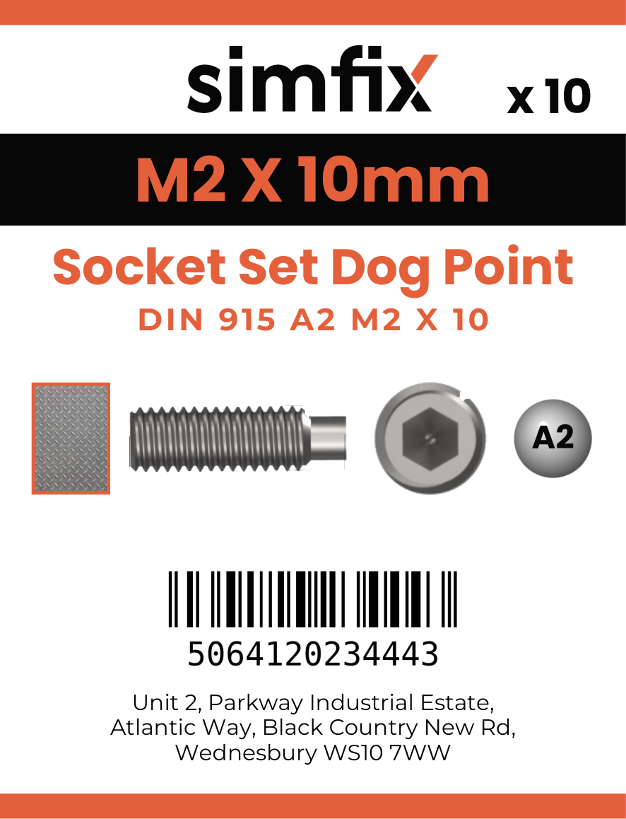 Simfix product label - 915A202010-D