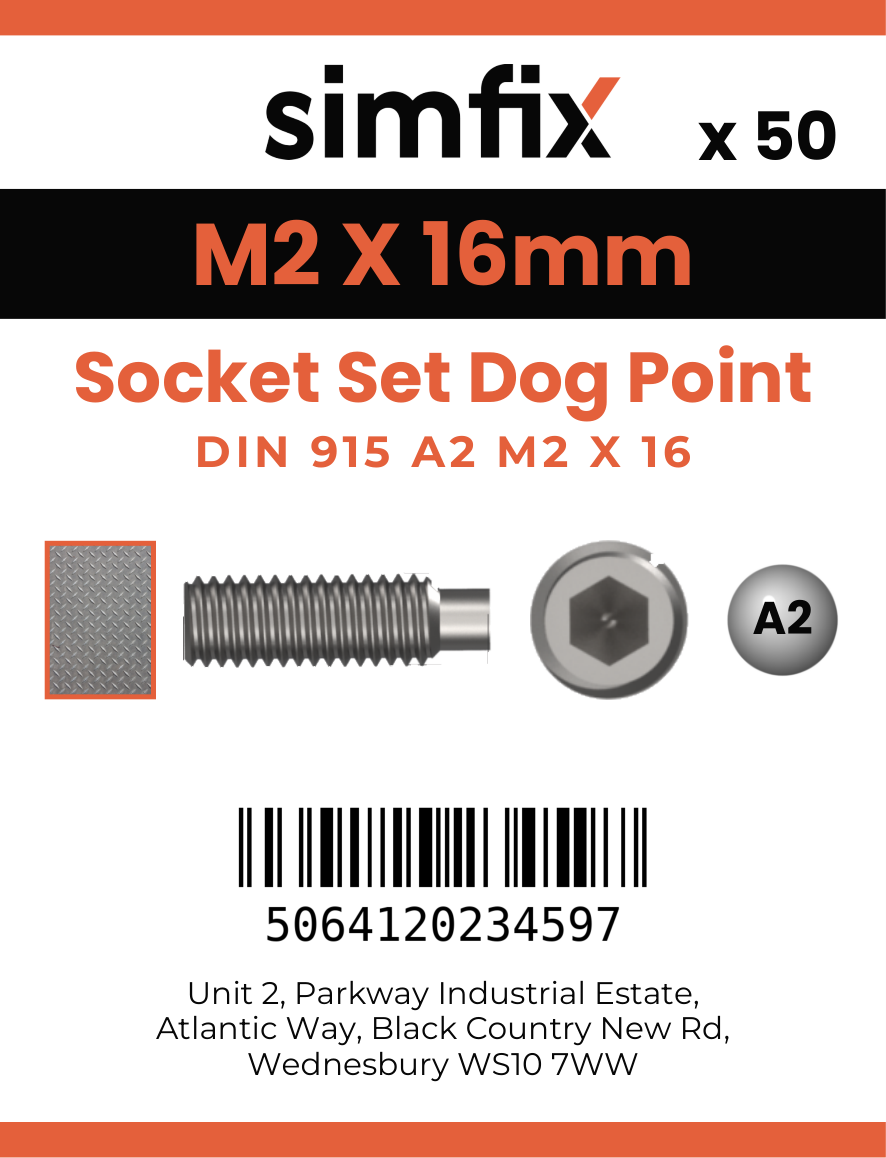 Simfix product label - 915A202016-T