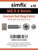 Simfix product label - 915A2025006-D