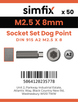 Simfix product label - 915A2025008-T