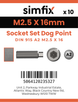 Simfix product label - 915A2025016-D