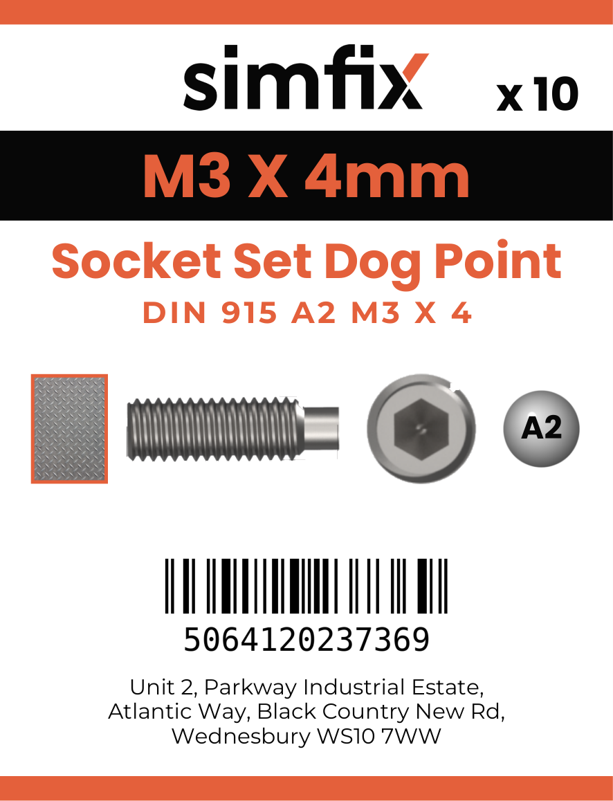 Simfix product label - 915A203004-D