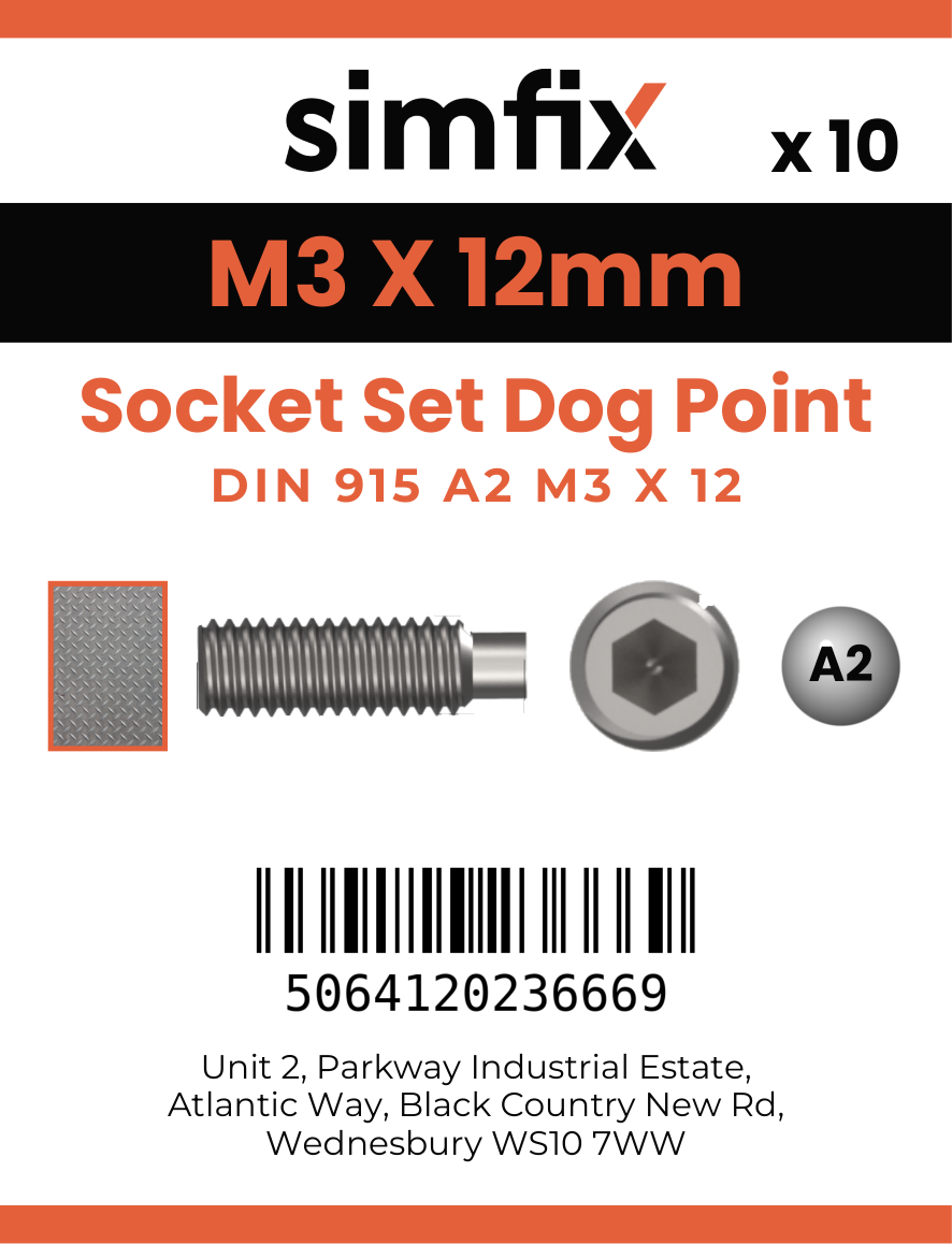 Simfix product label - 915A203012-D