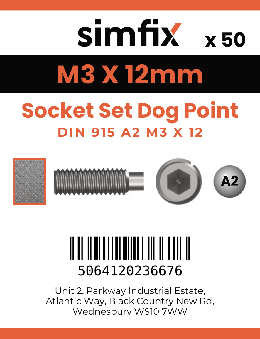 Simfix product label - 915A203012-T