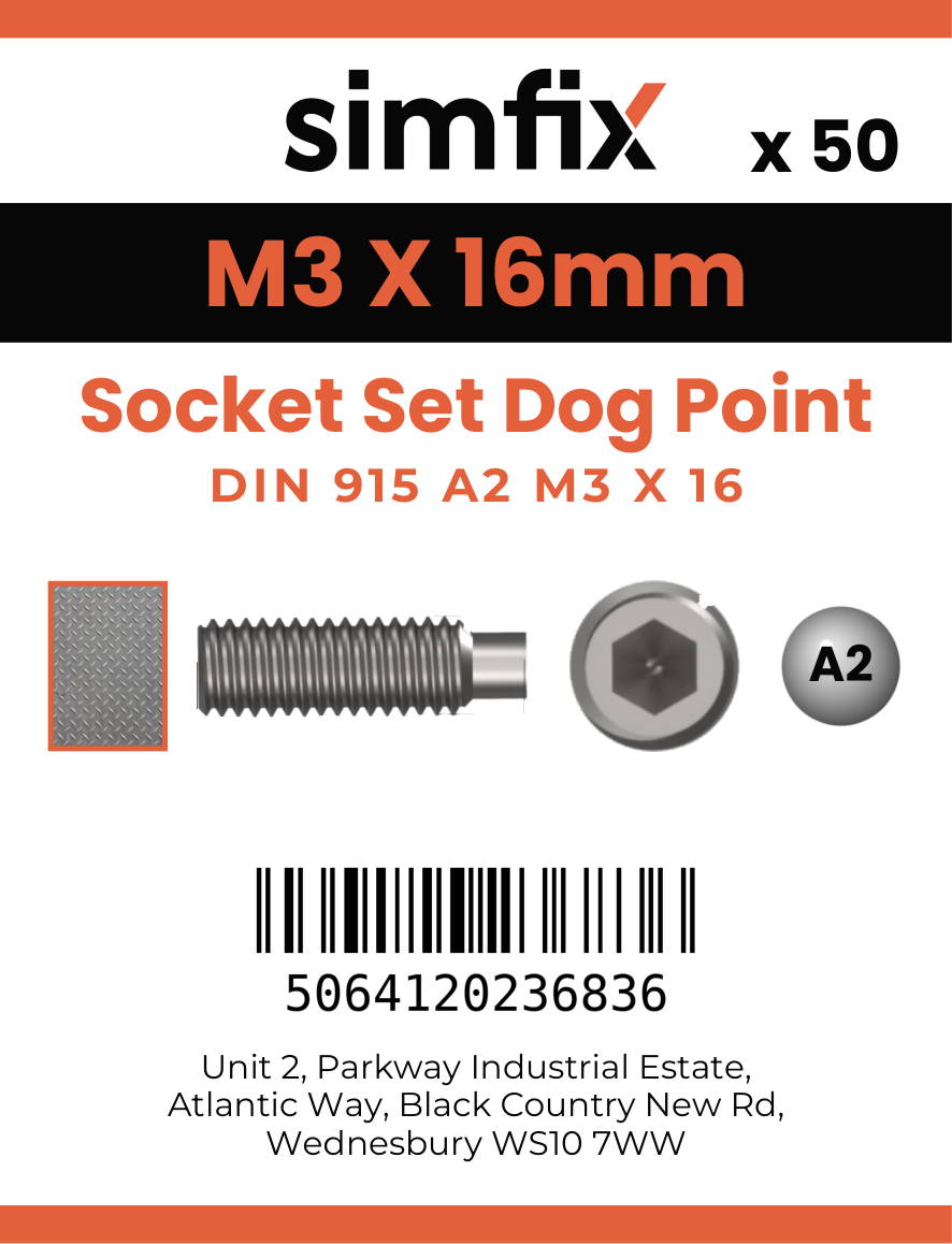 Simfix product label - 915A203016-T