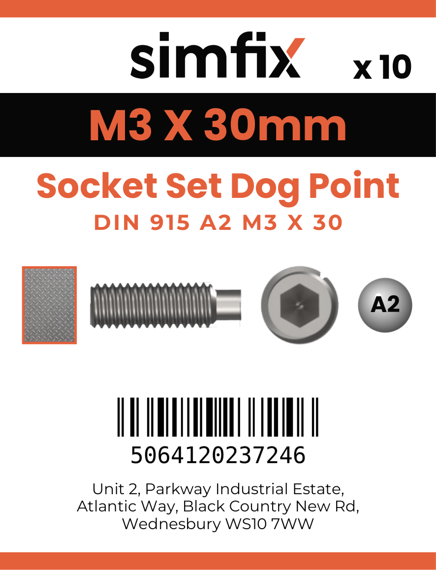 Simfix product label - 915A203030-D