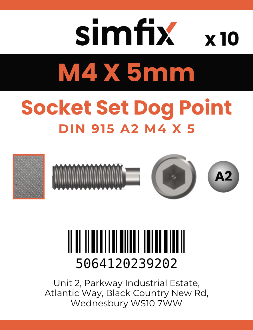 Simfix product label - 915A204005-D