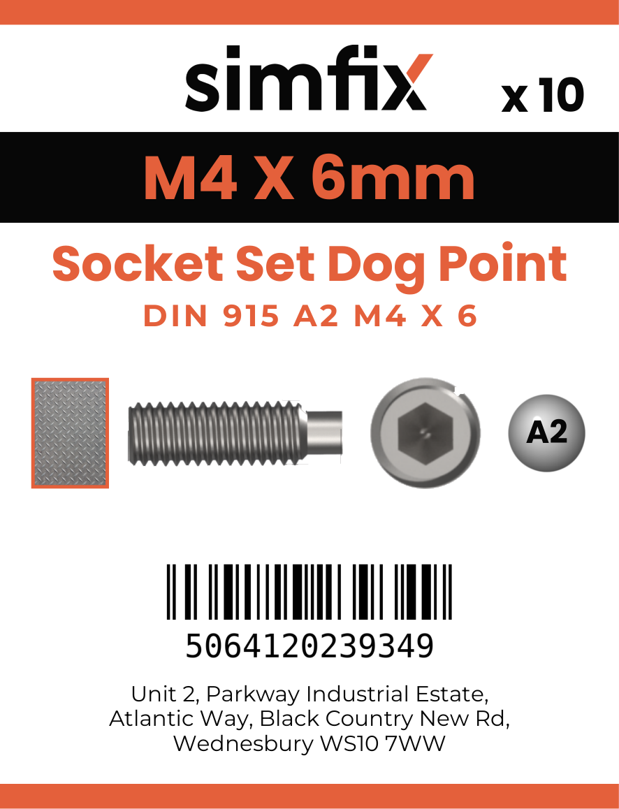 Simfix product label - 915A204006-D