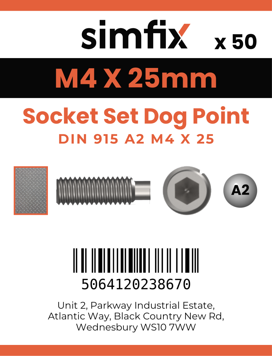 Simfix product label - 915A204025-T