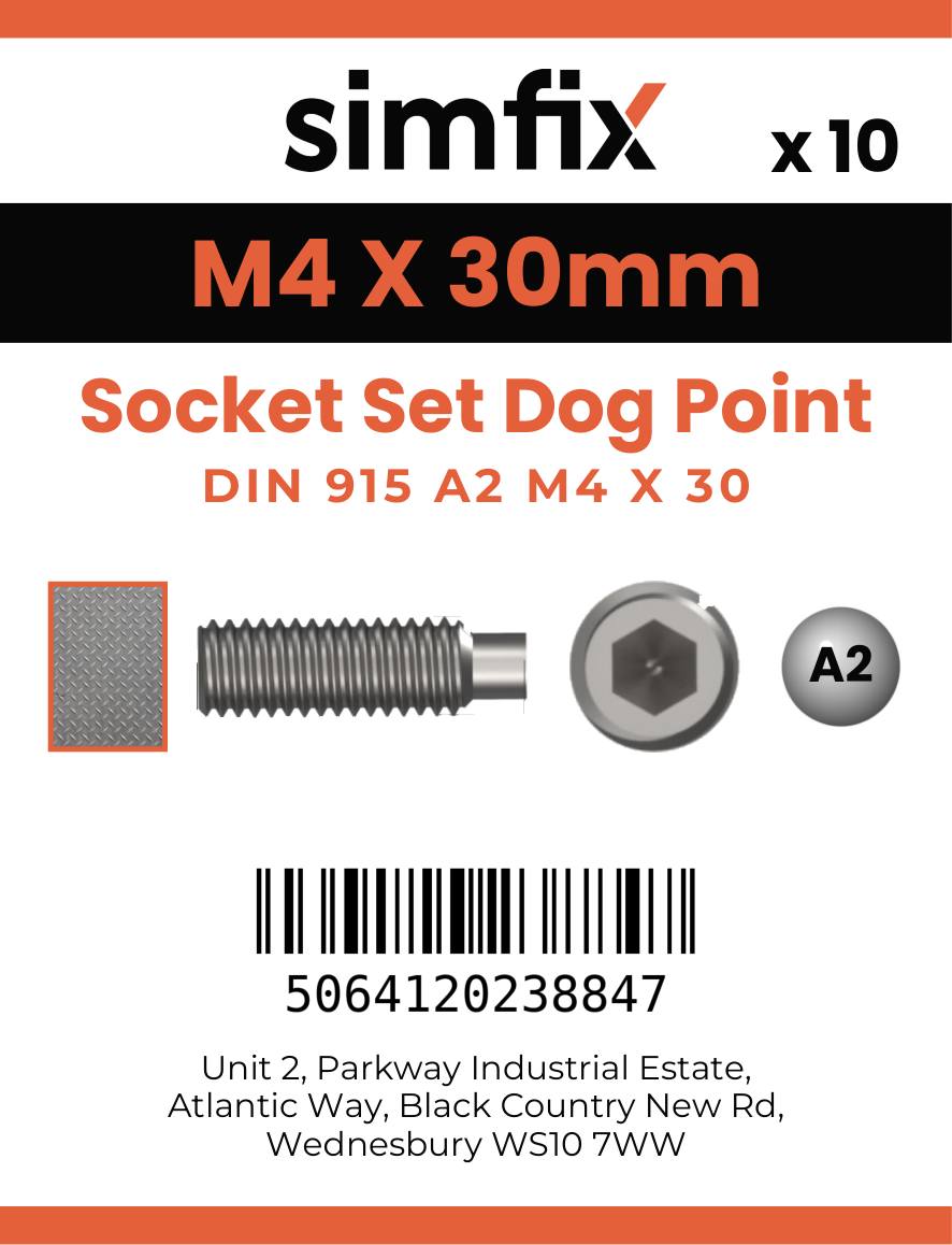 Simfix product label - 915A204030-D