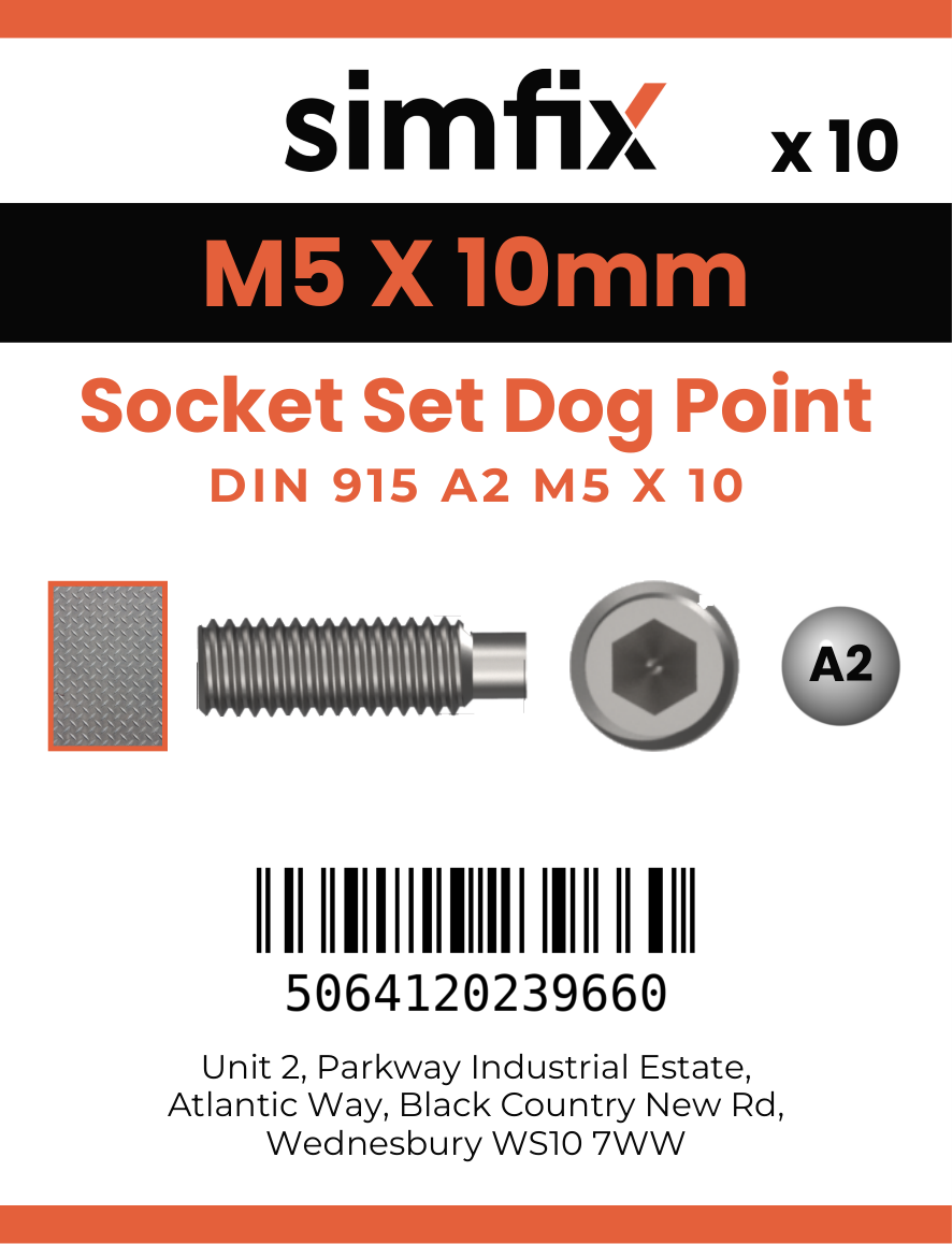 Simfix product label - 915A205010-D